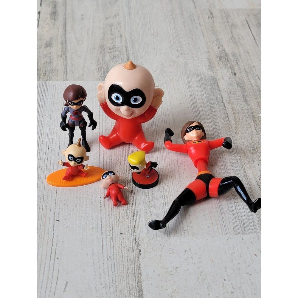 Pixar Incredibles Elastigirl baby Jack Jack dash playset superhero toy figure